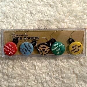 Say Cheese Wine Charms - Set of 5